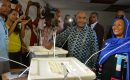 Le candidat Azali Assoumani a voté vers 11 heures à Mitsoudje accompagné de son épouse